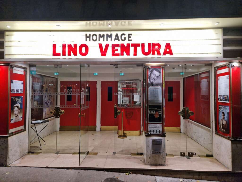 Cinema Mac Mahon
Lino Ventura retrospective
nighttime