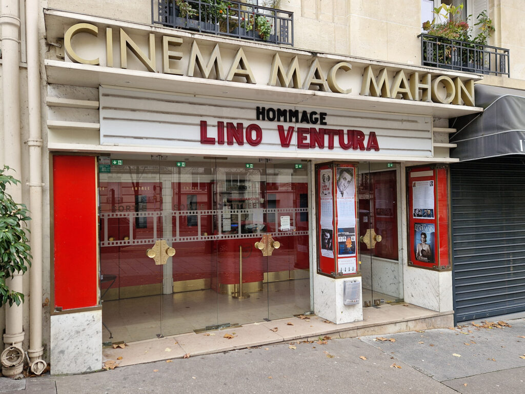Cinema Mac Mahon
Lino Ventura retrospective
daytime